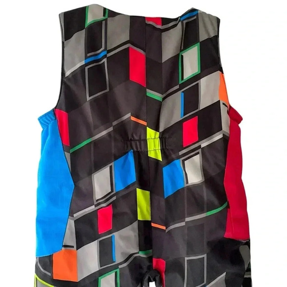 OBERMEYER NWOT MAX BIB WINTER PANT MULTI COLOR BLOCK | 6 MOS - 12 MOS - Picture 3 of 10